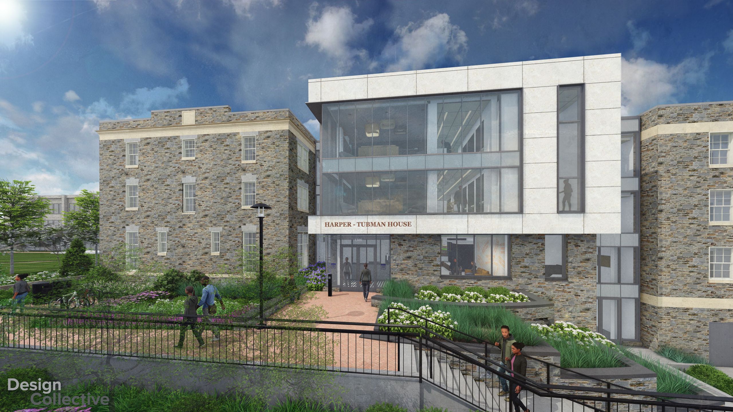 Harper-Tubman Hall Rendering