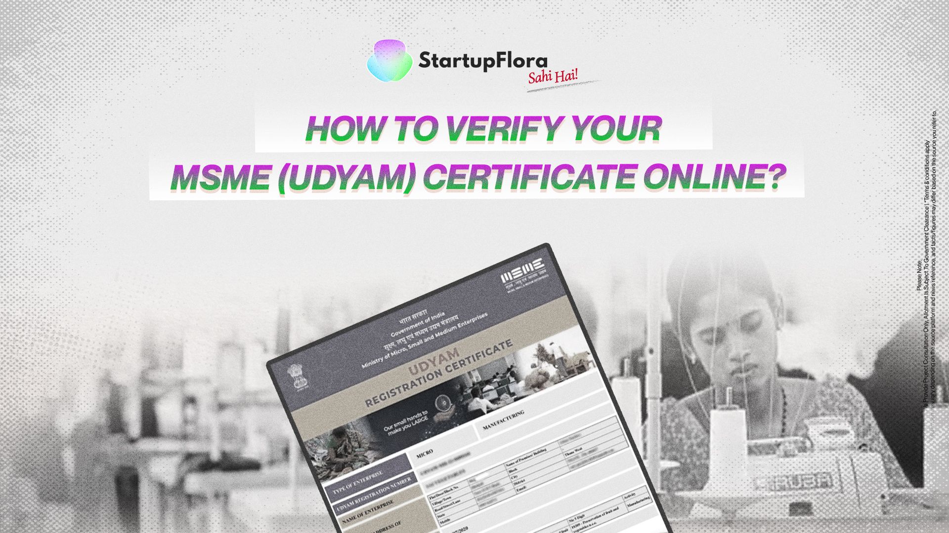 How to Verify Your MSME (Udyam) Certificate Online?
