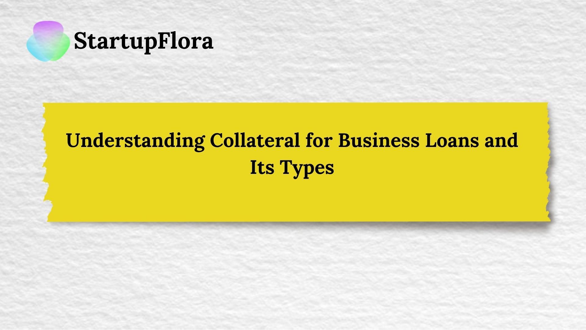 Understanding Collateral for Business Loans and Its Types