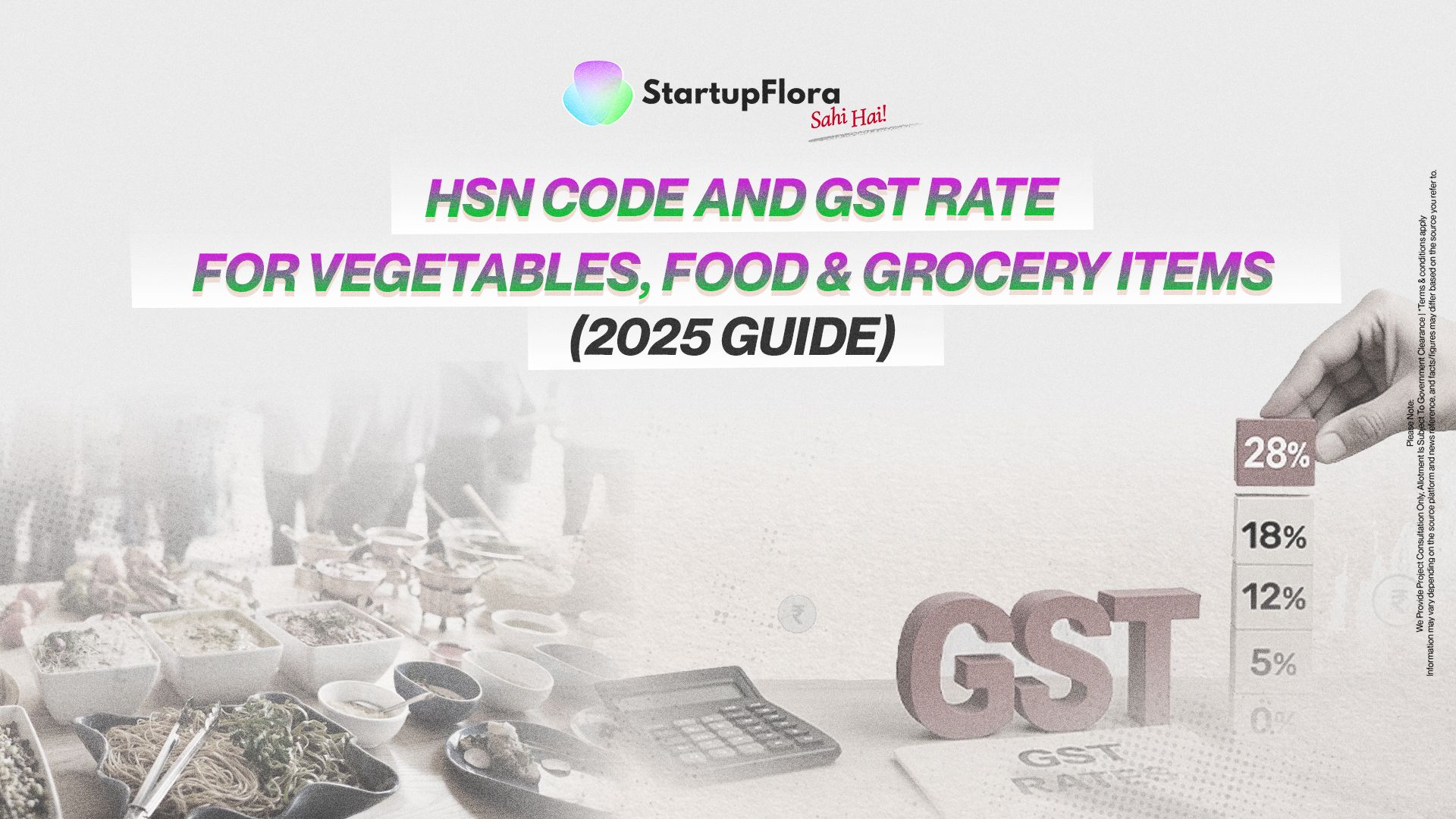 HSN Code and GST Rate for Vegetables, Food & Grocery Items (2025 Guide)