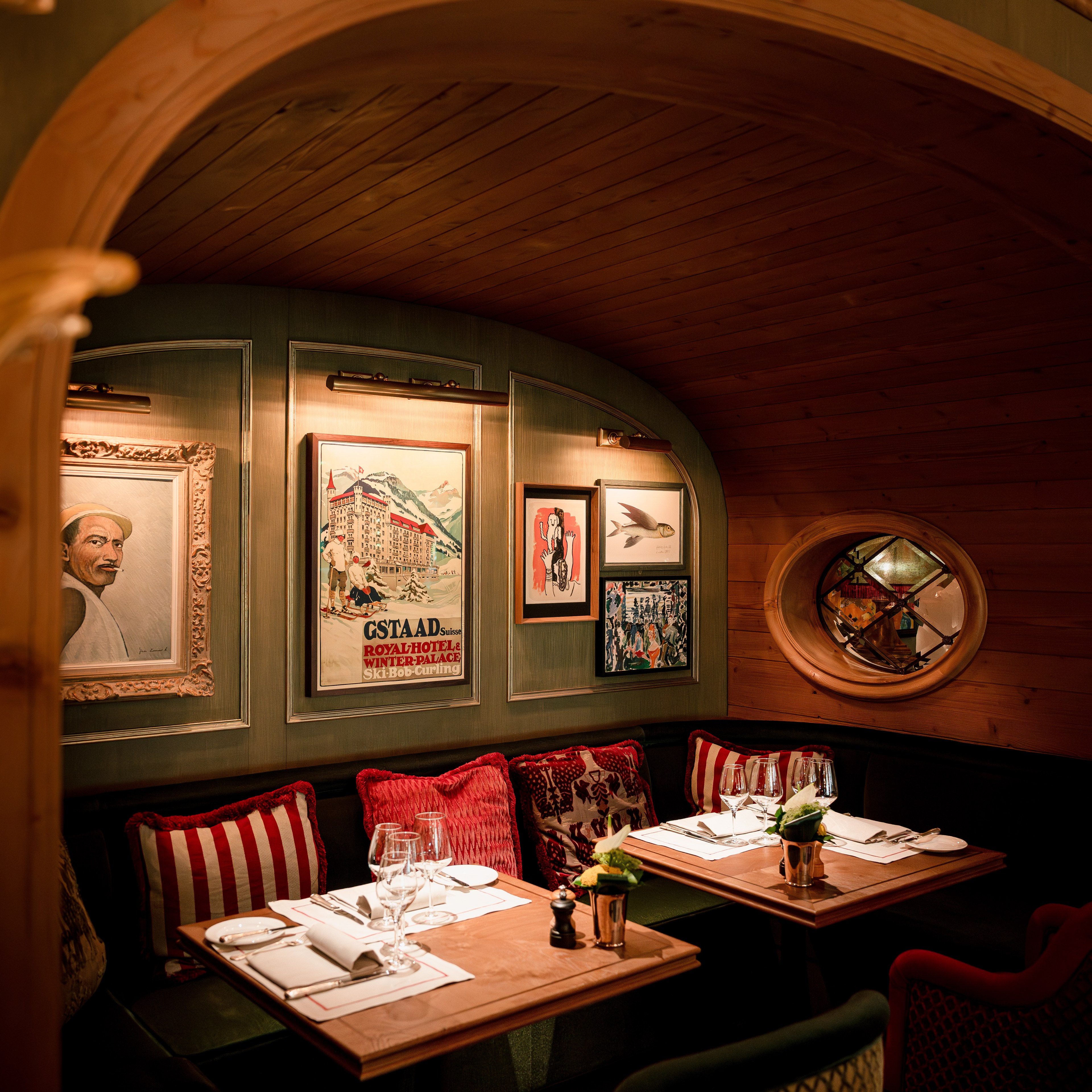 Gstaad Palace Le Grand Restaurant Interior