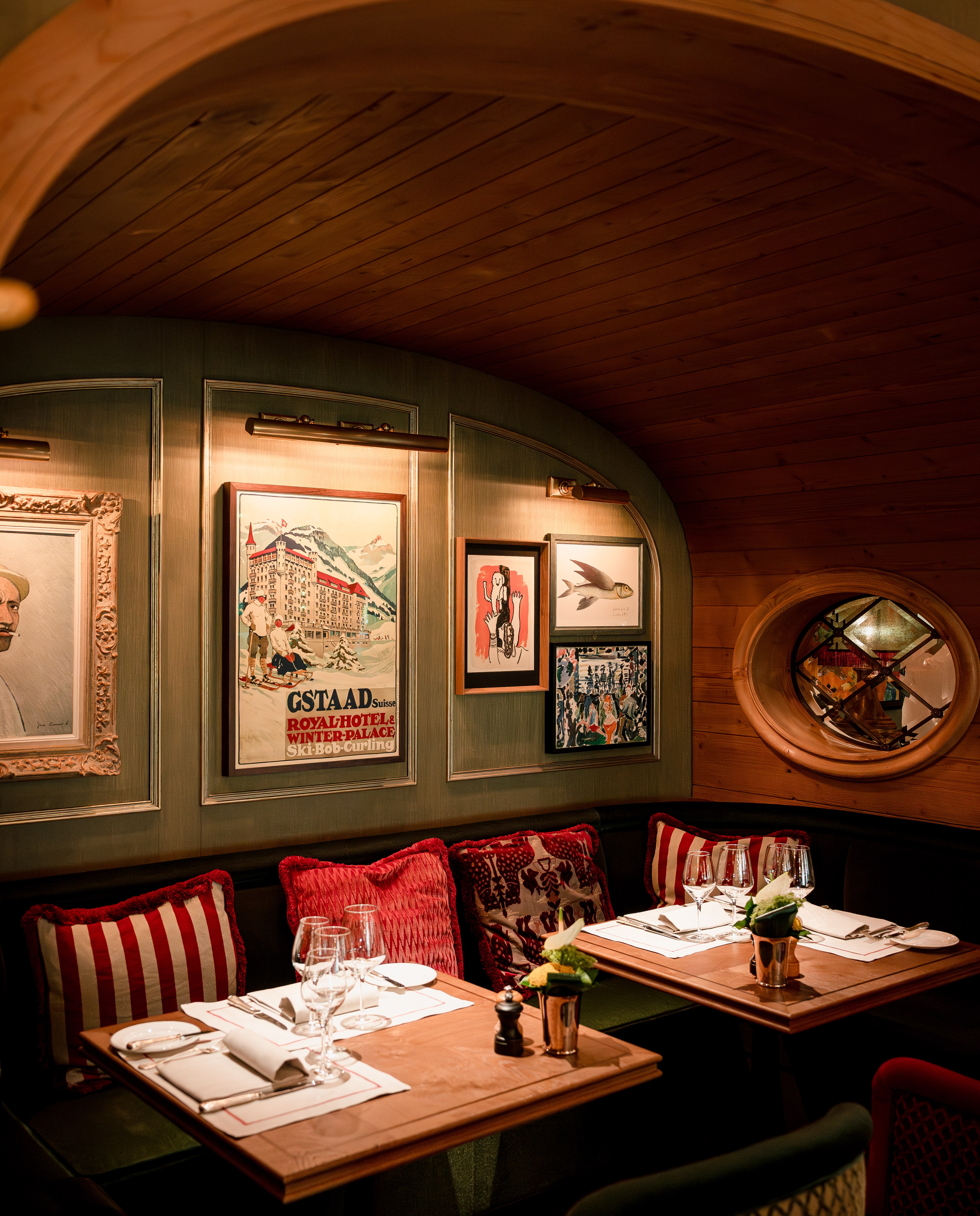 Gstaad Palace Le Grand Restaurant Interior