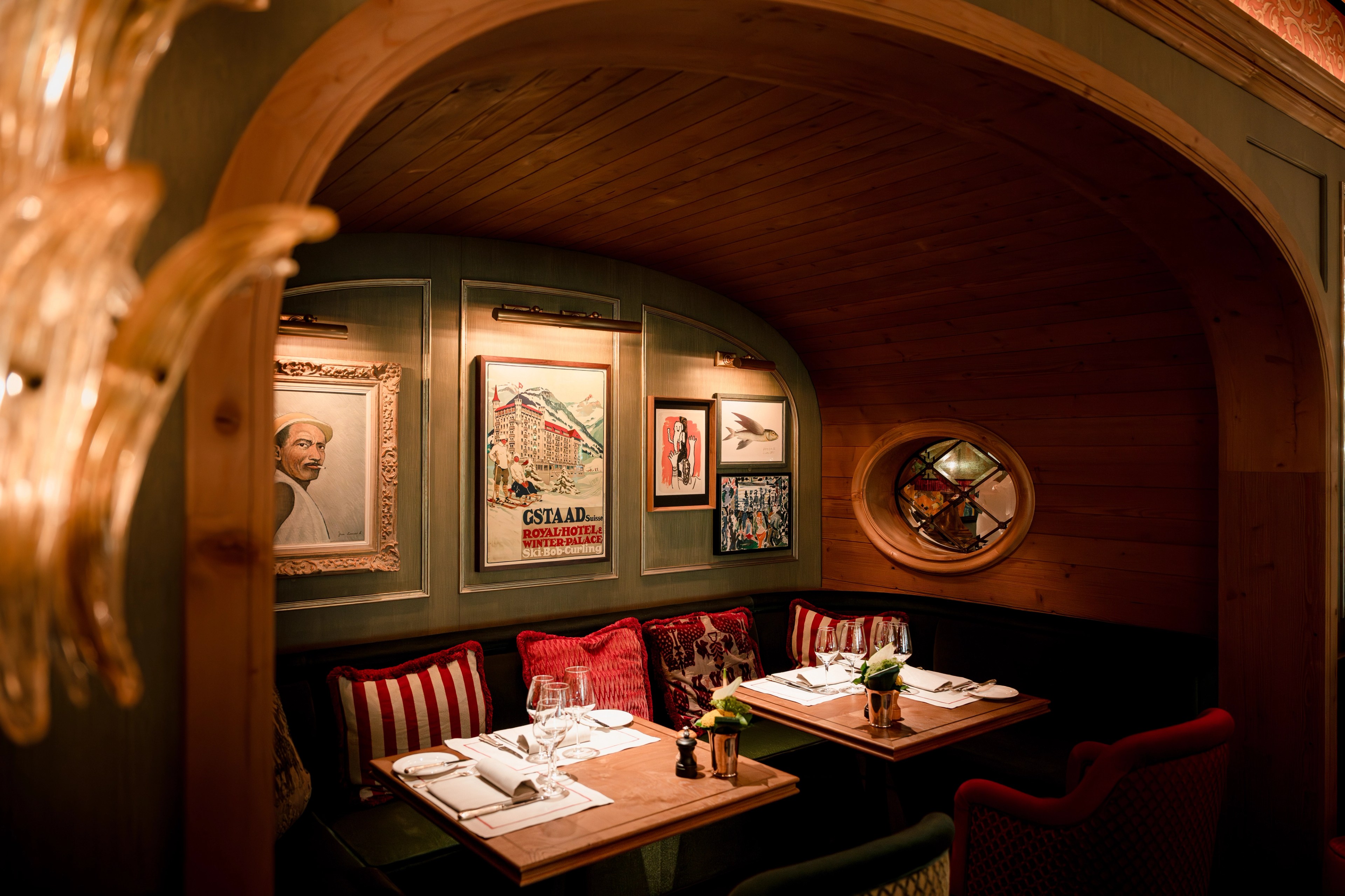 Gstaad Palace Le Grand Restaurant Interior