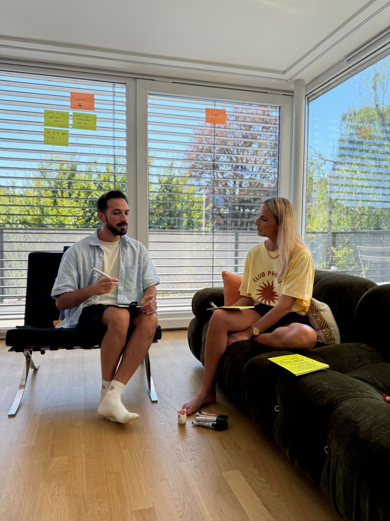 Andrea Torrano and Cécile Moser in conversation