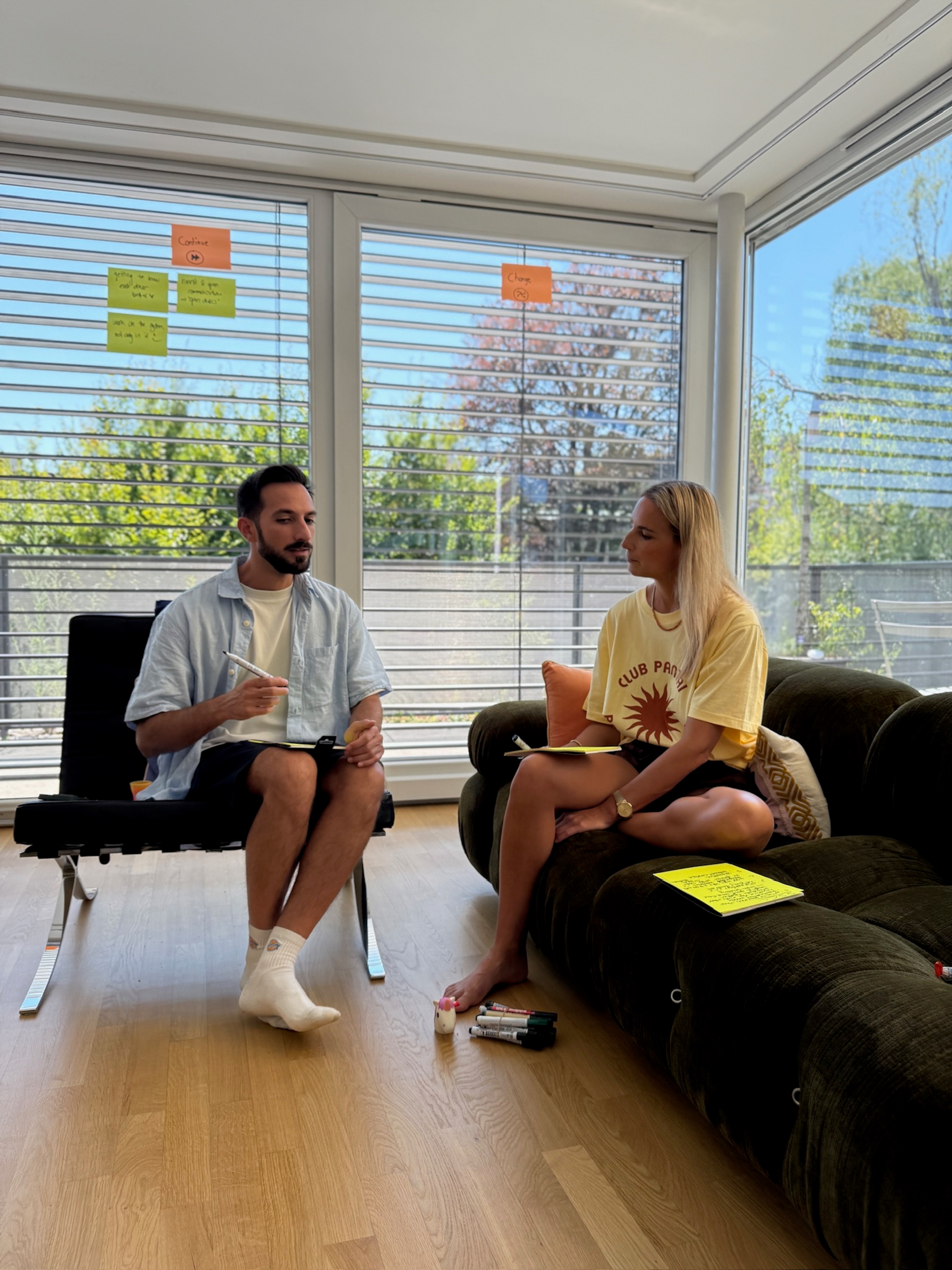 Andrea Torrano and Cécile Moser in conversation