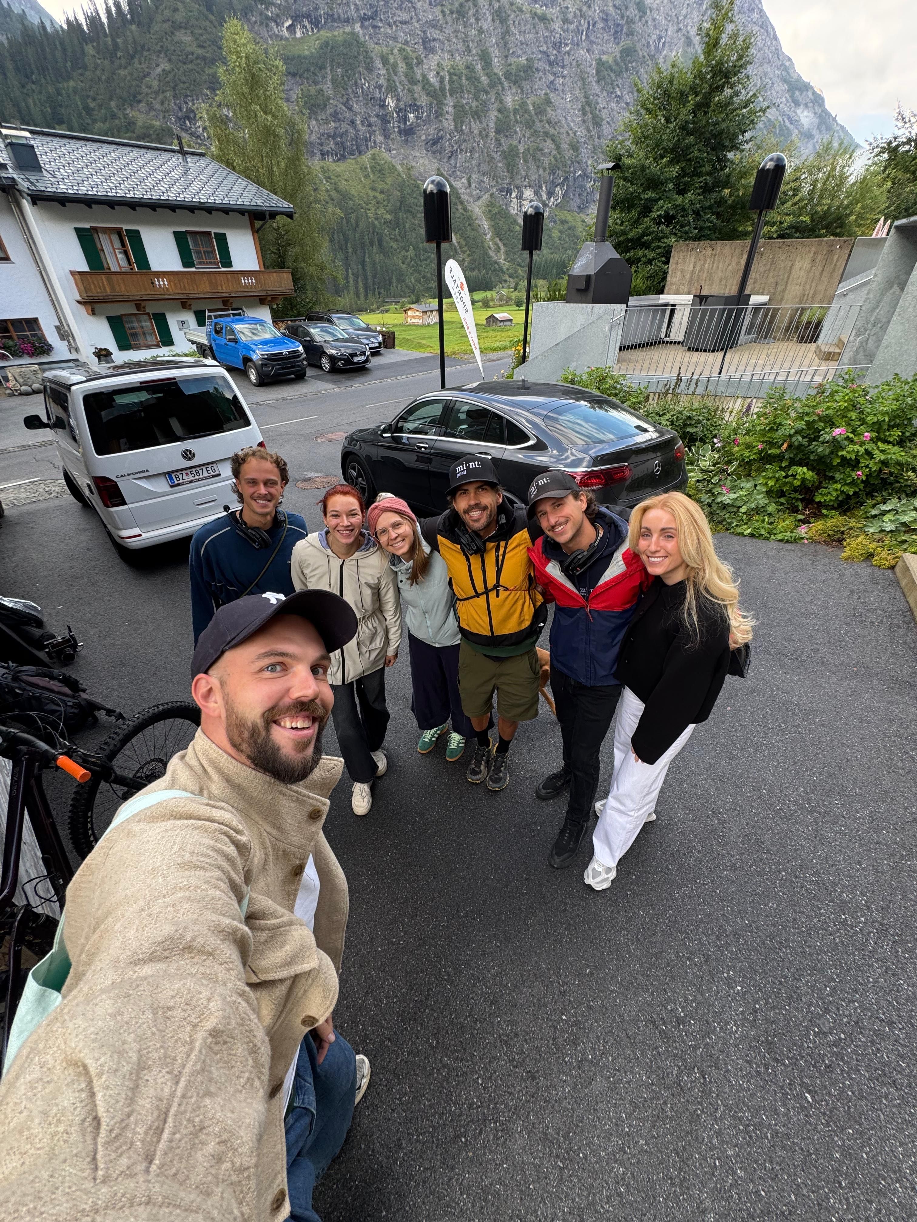 FERUS and MINT Crew at Rote Wand for video production