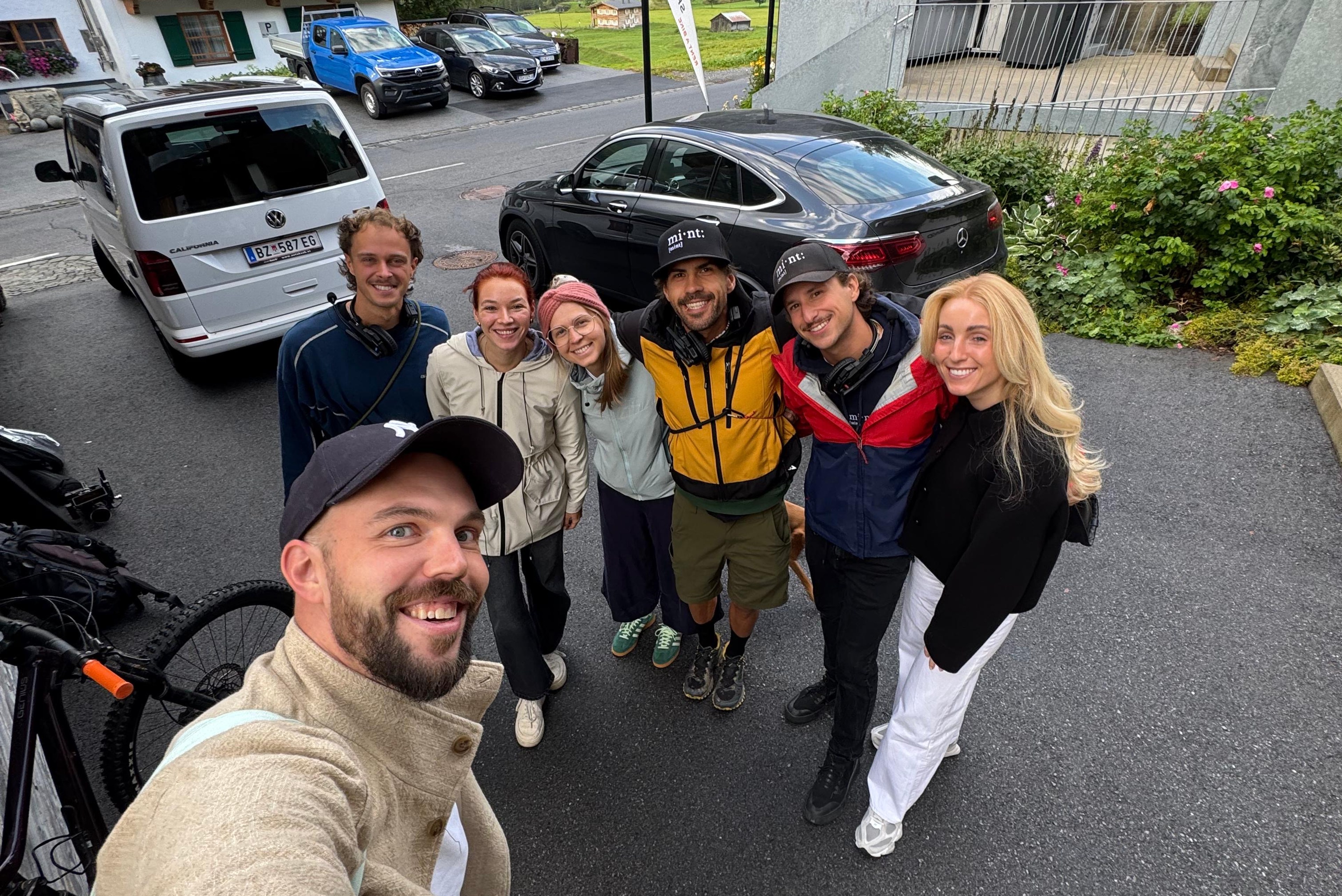 FERUS and MINT Crew at Rote Wand for video production