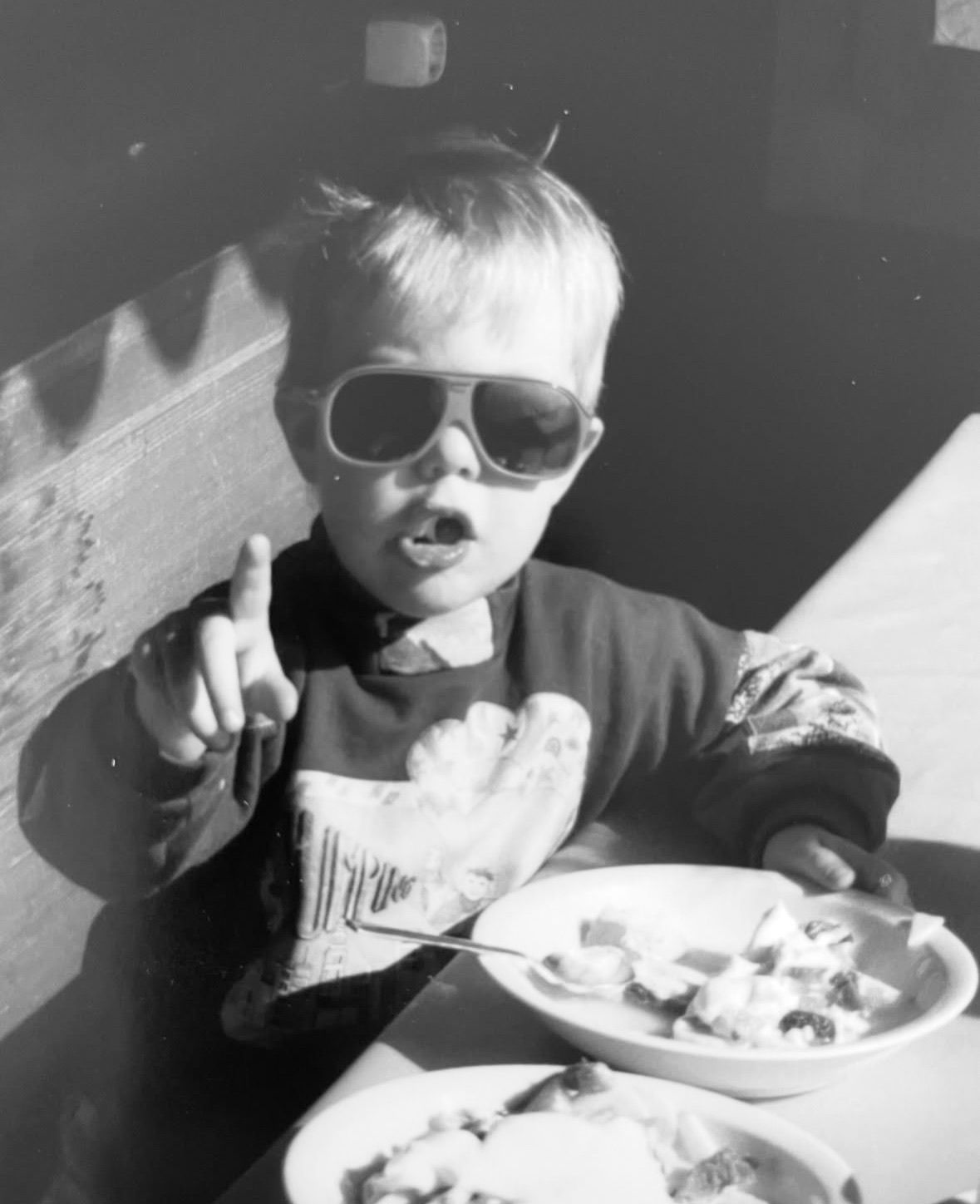 Fabian Messer as a kid