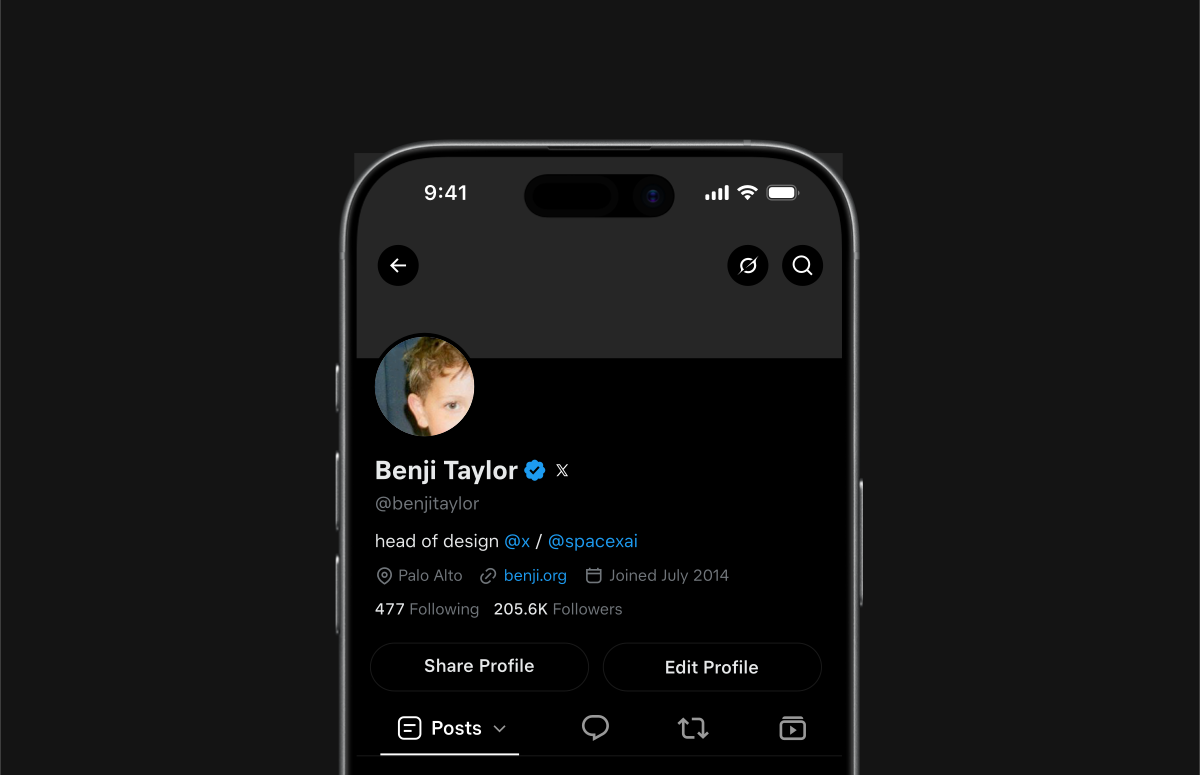 Twitter account