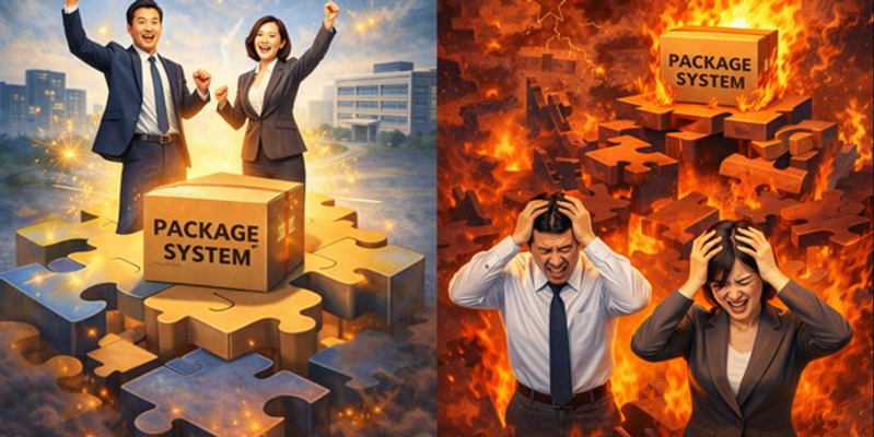 パッケージシステムは「合う会社」には最強。でも、合わないと地獄を見る理由