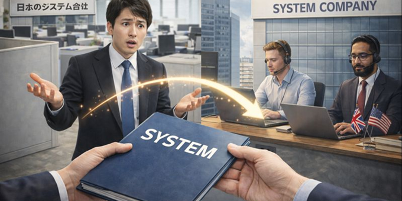 国内のシステム会社に頼んだはずが、いつの間にか海外に丸投げされていた話。後悔しないための「責任」の確かめ方