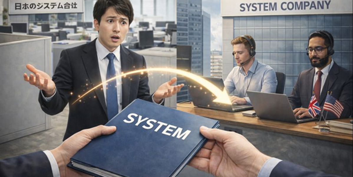 国内のシステム会社に頼んだはずが、いつの間にか海外に丸投げされていた話。後悔しないための「責任」の確かめ方