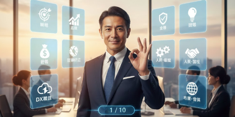 経営者向け「これだけ知っておけばOK」10の指針。技術論ではなく“経営の判断軸”を持つために