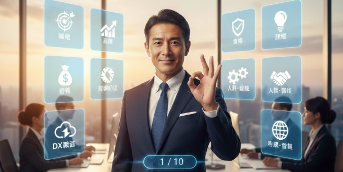 経営者向け「これだけ知っておけばOK」10の指針。技術論ではなく“経営の判断軸”を持つために