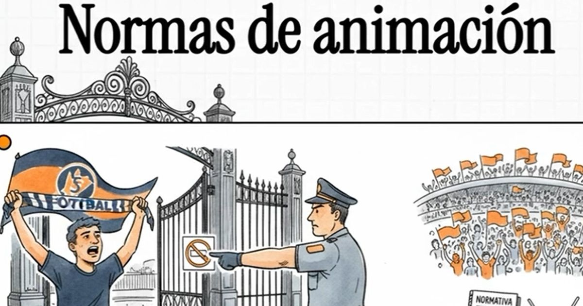 Normativa de elementos de animación en los estadios de futbol
