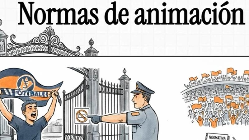 Normativa de elementos de animación en los estadios de futbol