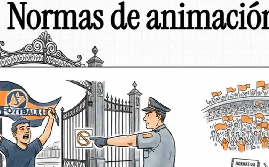 Normativa de elementos de animación en los estadios de futbol