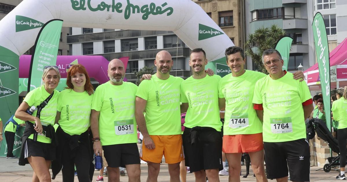 Gijón corrió unido contra el cáncer