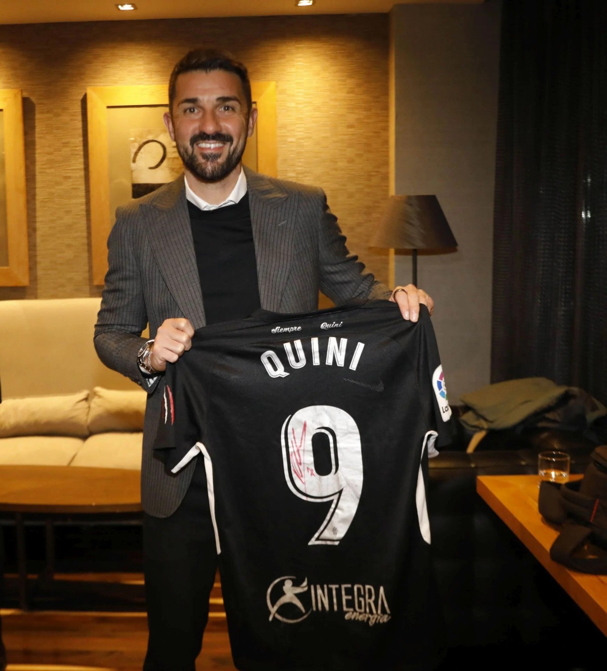 Villa en la gala Premios Quini