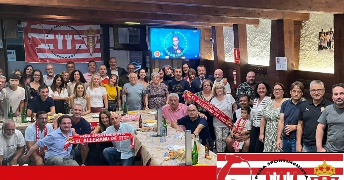 Peña Sportinguista Alleranu de Fito: ocho años de pasión rojiblanca