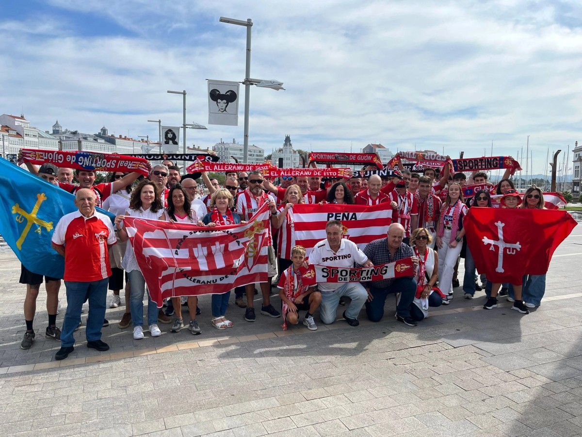 Viaje sportinguista a Riazor