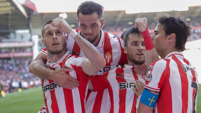 El Sporting vuelve a ganar en El Molinón en el debut de Borja Jiménez