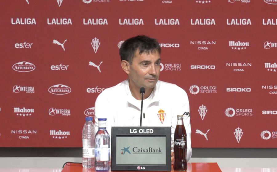 Asier Garitano, destituido como entrenador del Sporting de Gijón