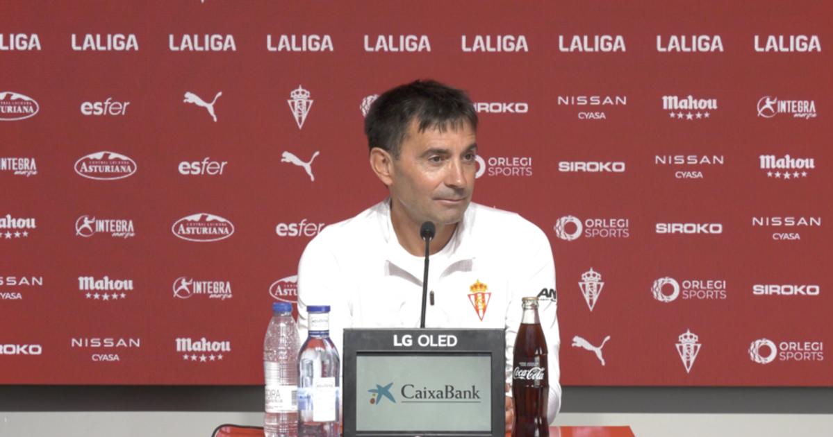 Asier Garitano, destituido como entrenador del Sporting de Gijón