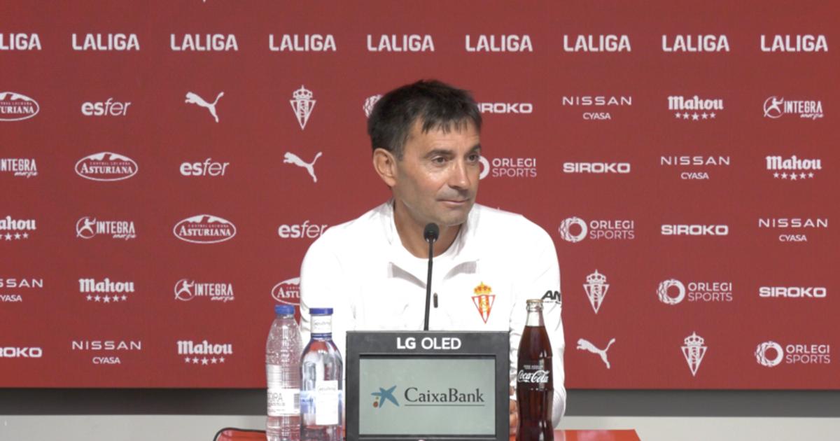 Asier Garitano, destituido como entrenador del Sporting de Gijón