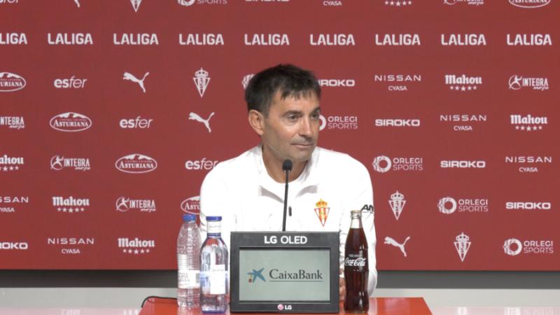 Asier Garitano, destituido como entrenador del Sporting de Gijón