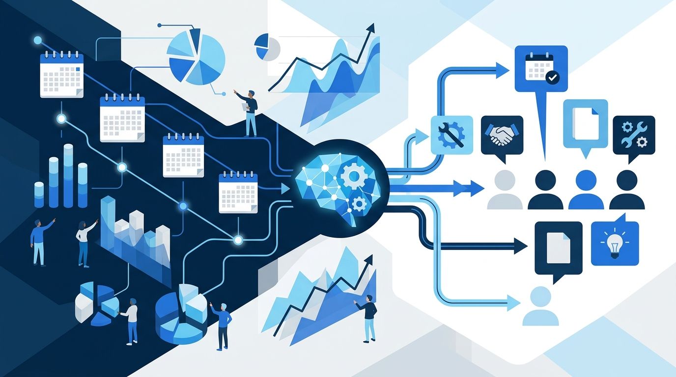 Illustration for the article: Use booking patterns to make smarter next-service suggestions