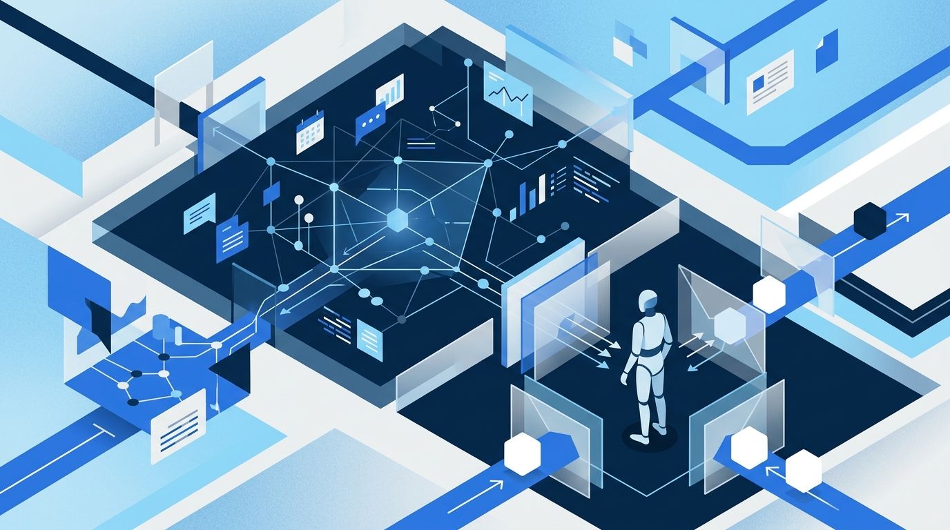 Illustration for the article: Give AI agents only the access they need