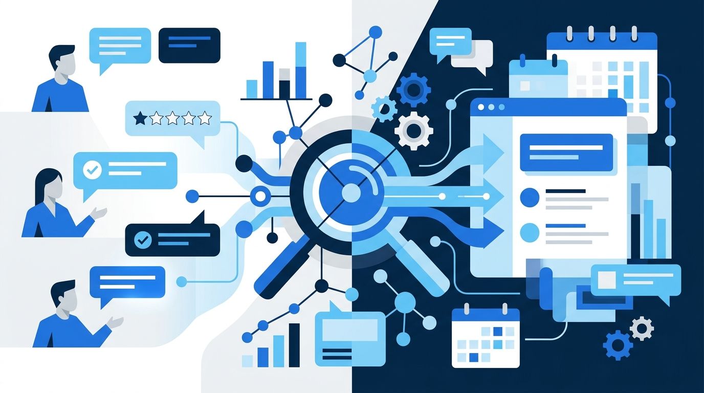 Illustration for the article: Make reviews part of your AI search visibility
