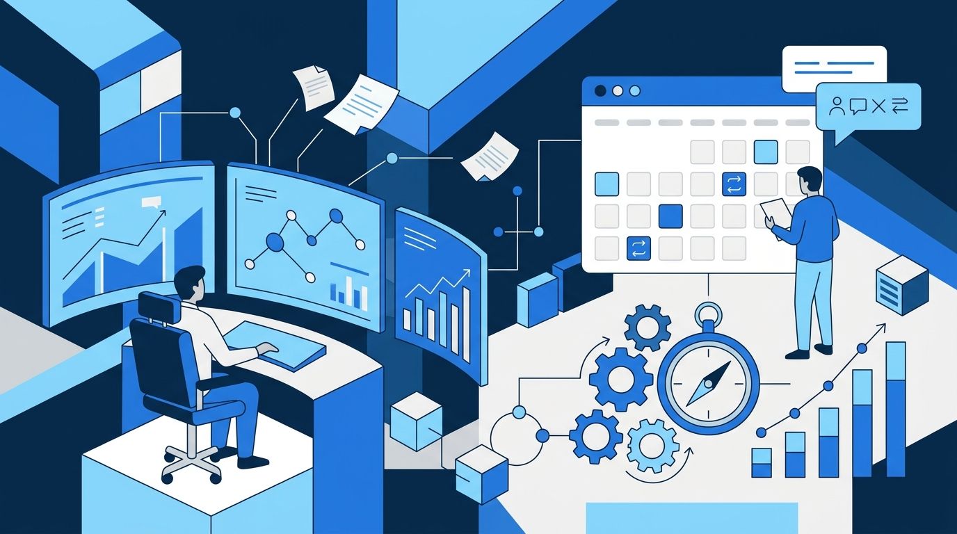 Illustration for the article: Salesforce Agent Evals: Keep a rebooking assistant reliable after launch