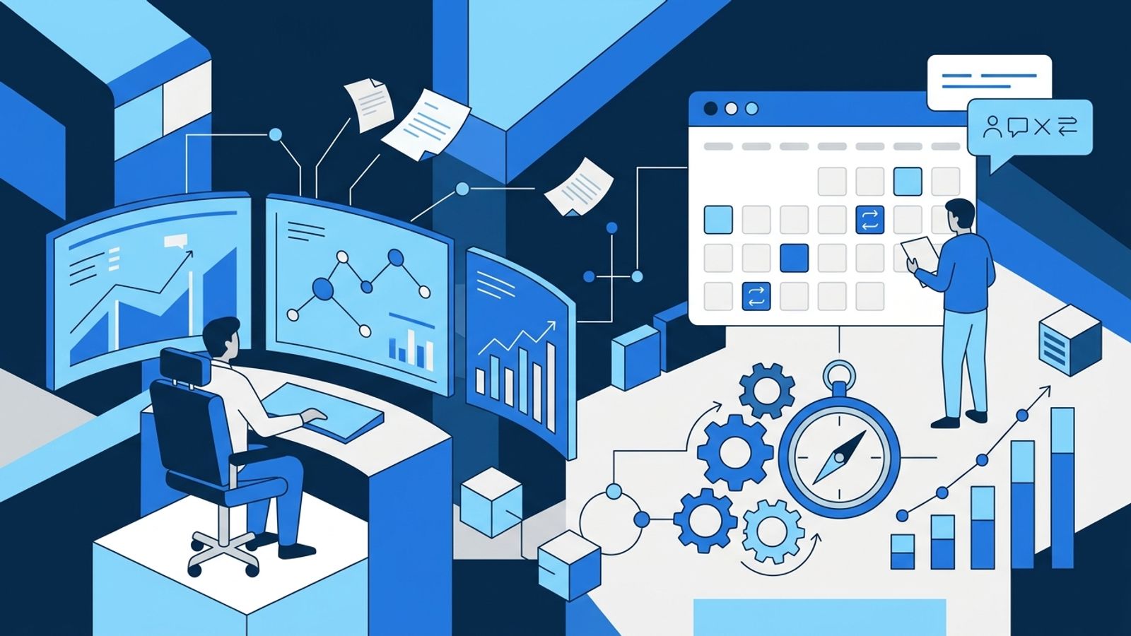 Illustration for the article: Salesforce Agent Evals: Keep a rebooking assistant reliable after launch
