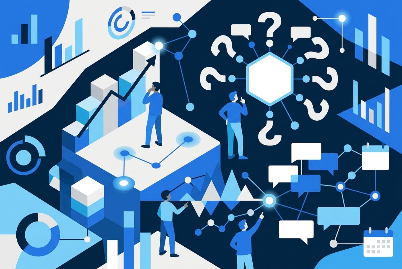 Illustration for the section: Treat a signal as a question, not an answer