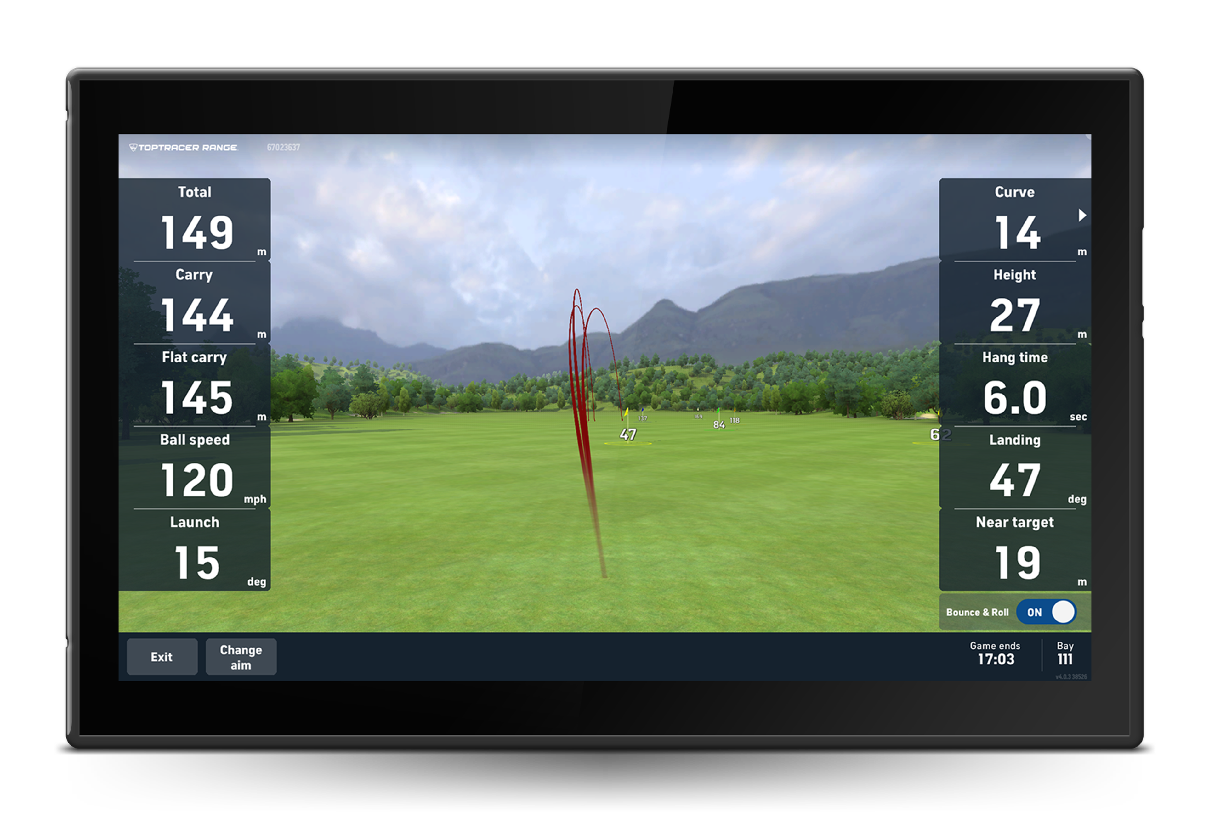 TopTracer statistik – realtidsdata för bollflykt