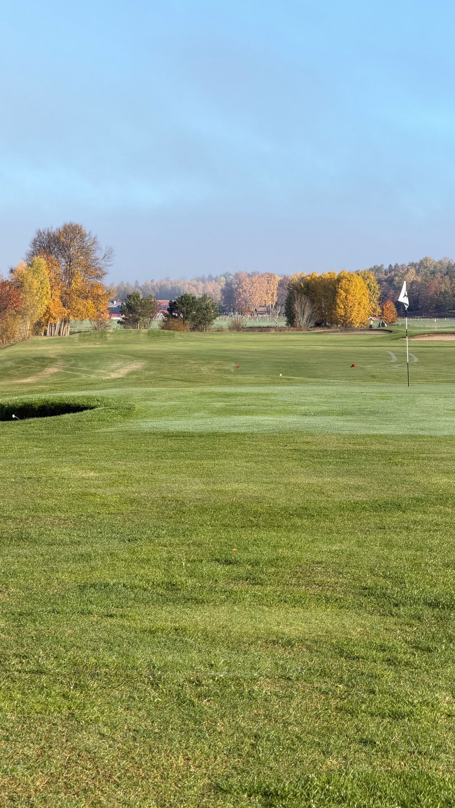 Hälla Golf på hösten – sommargreener