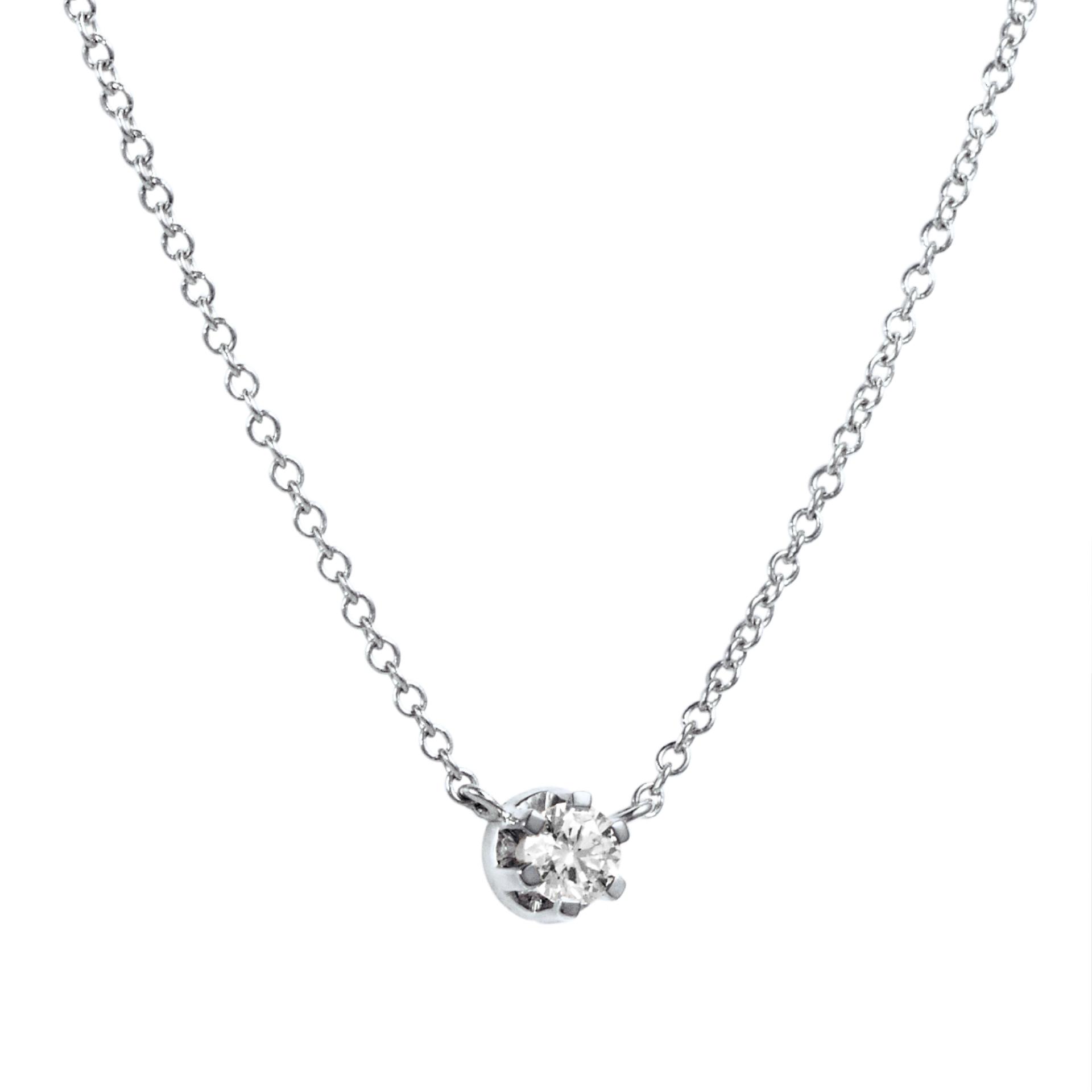 Crown & Stars Necklace 0.30 ct