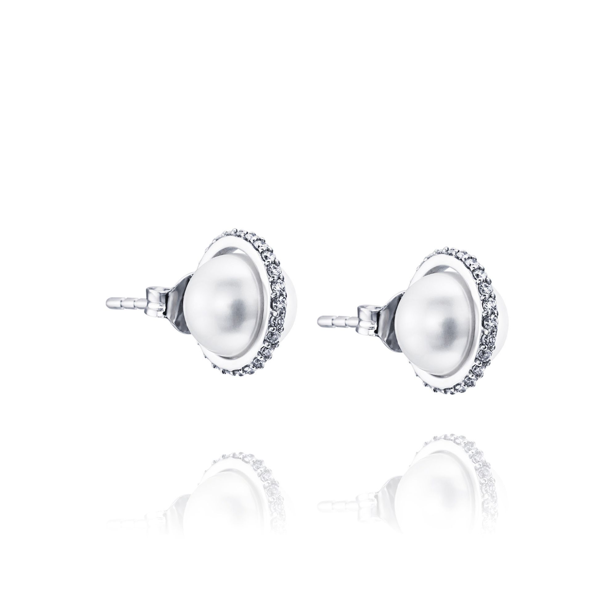 Läs mer om Efva Attling Day Pearl & Stars Ear ONE SIZE - VITGULD