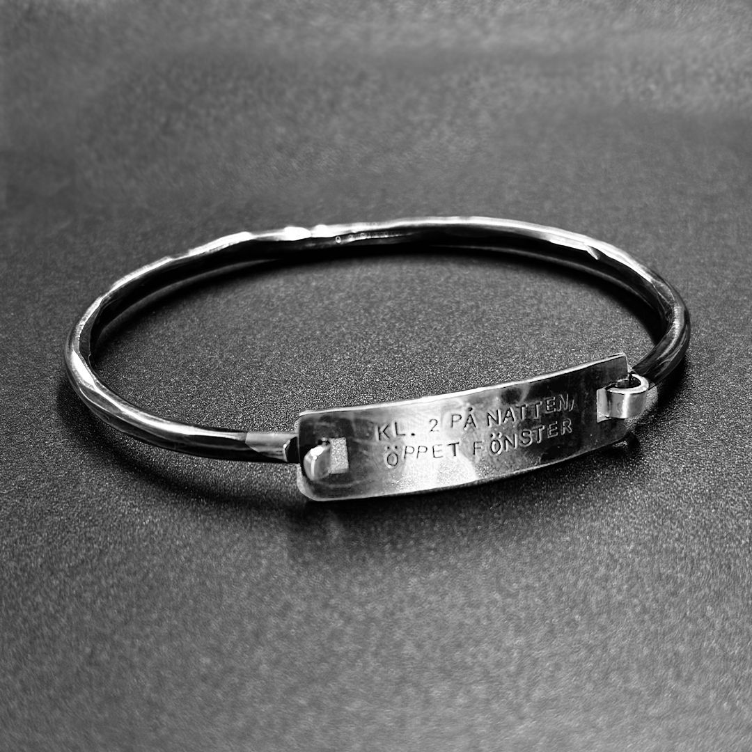 Efva Attling Kl 2 PåNatten Cuff L SILVER
