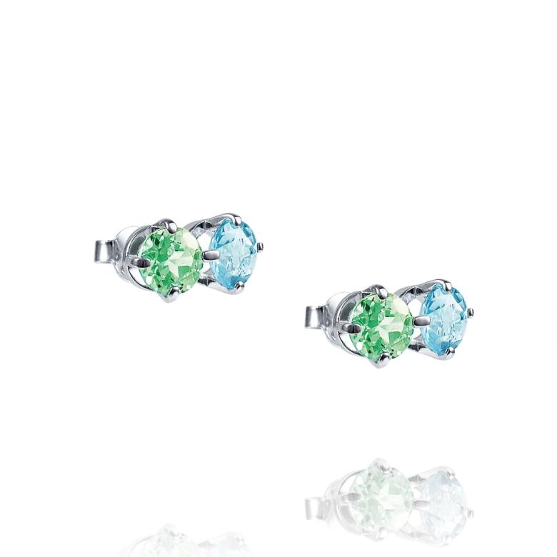 The Sea & I Ear Green Sapphire/Topaz