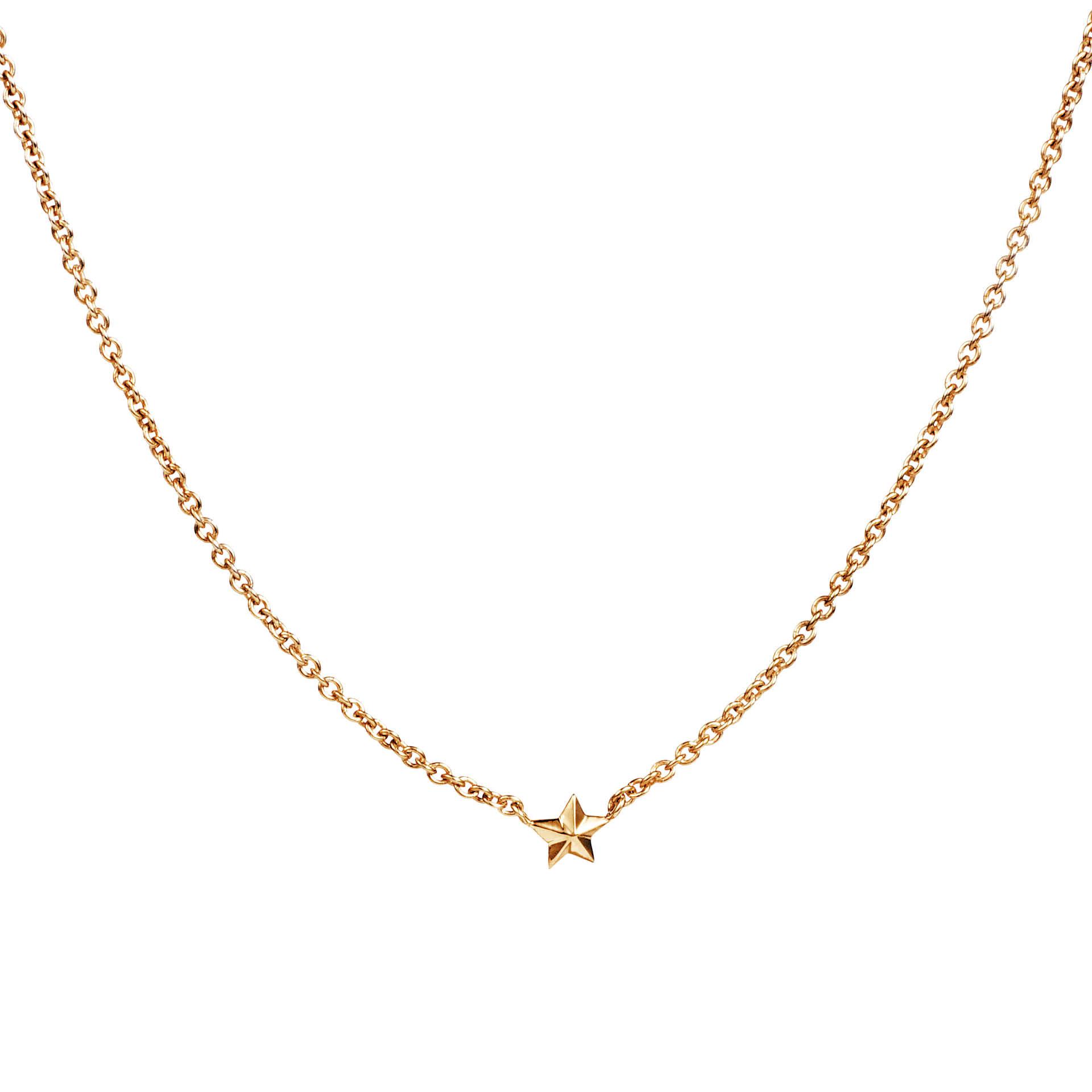 Micro Catch A Falling Star Necklace