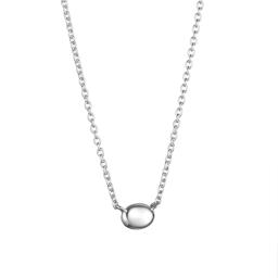Love Bead Necklace - Silver