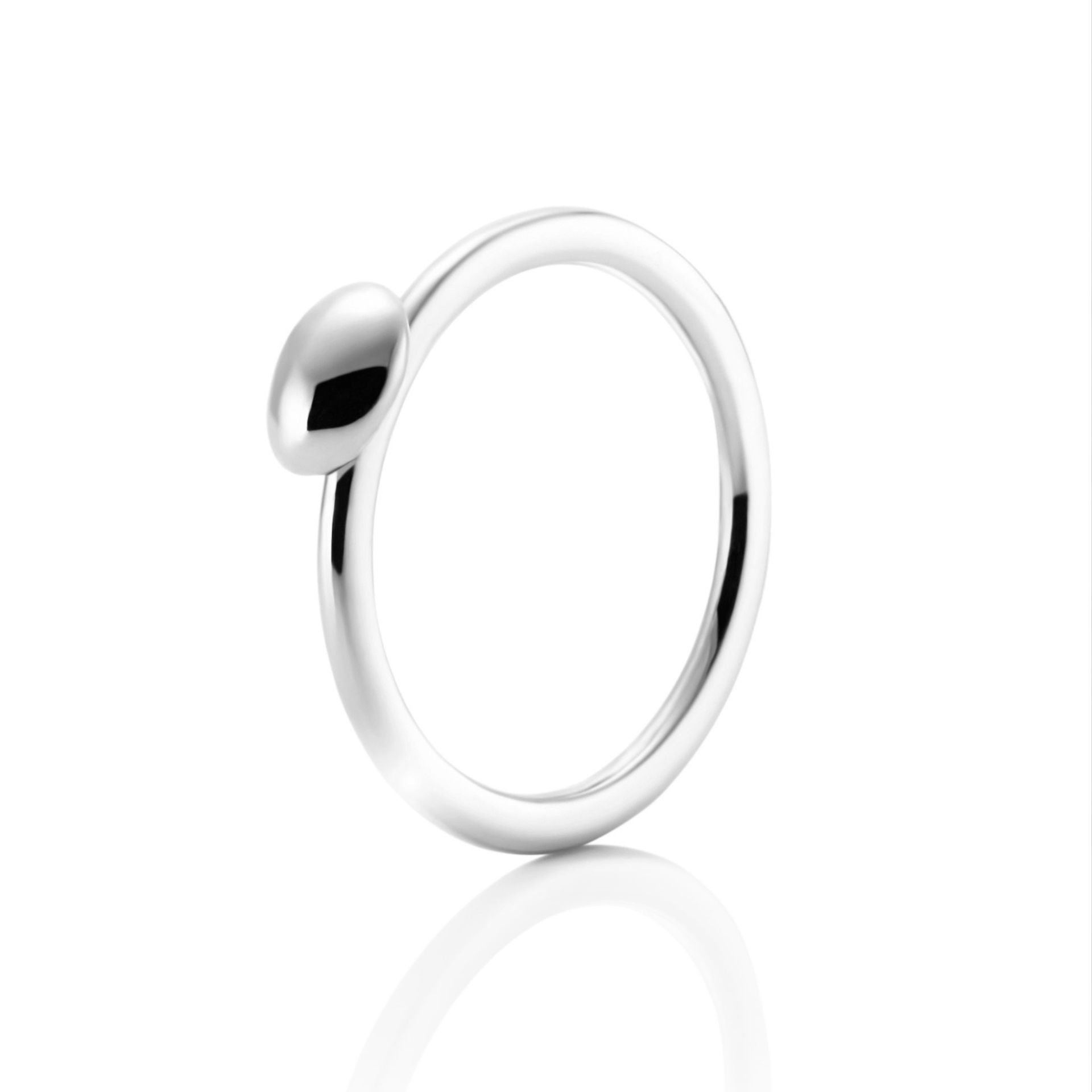 Läs mer om Efva Attling Love Bead Ring - Gold 17.75 MM - VITGULD