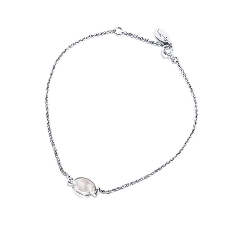Love Bead Bracelet - Rose Quartz