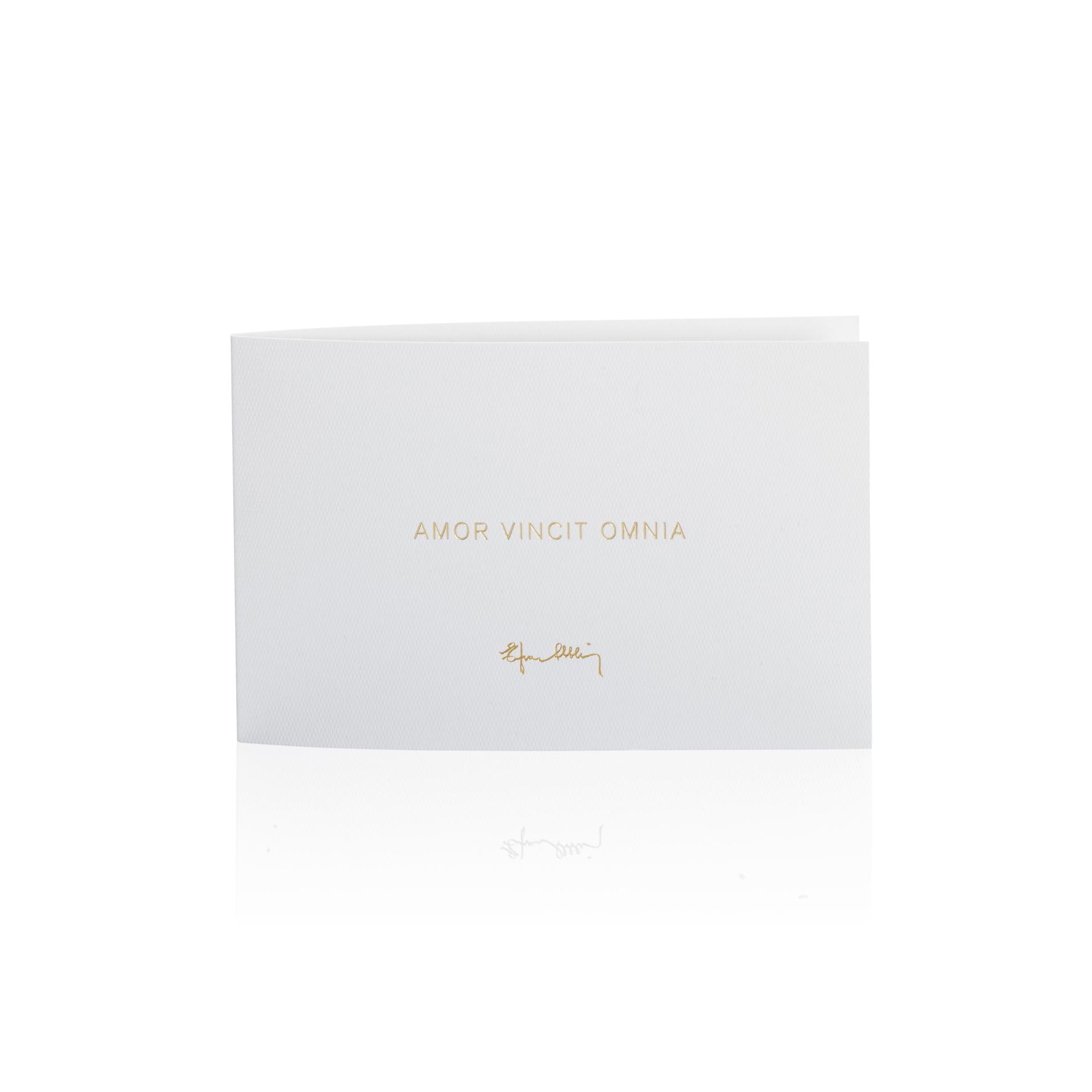 Greeting Card – Amor Vincit Omnia small.