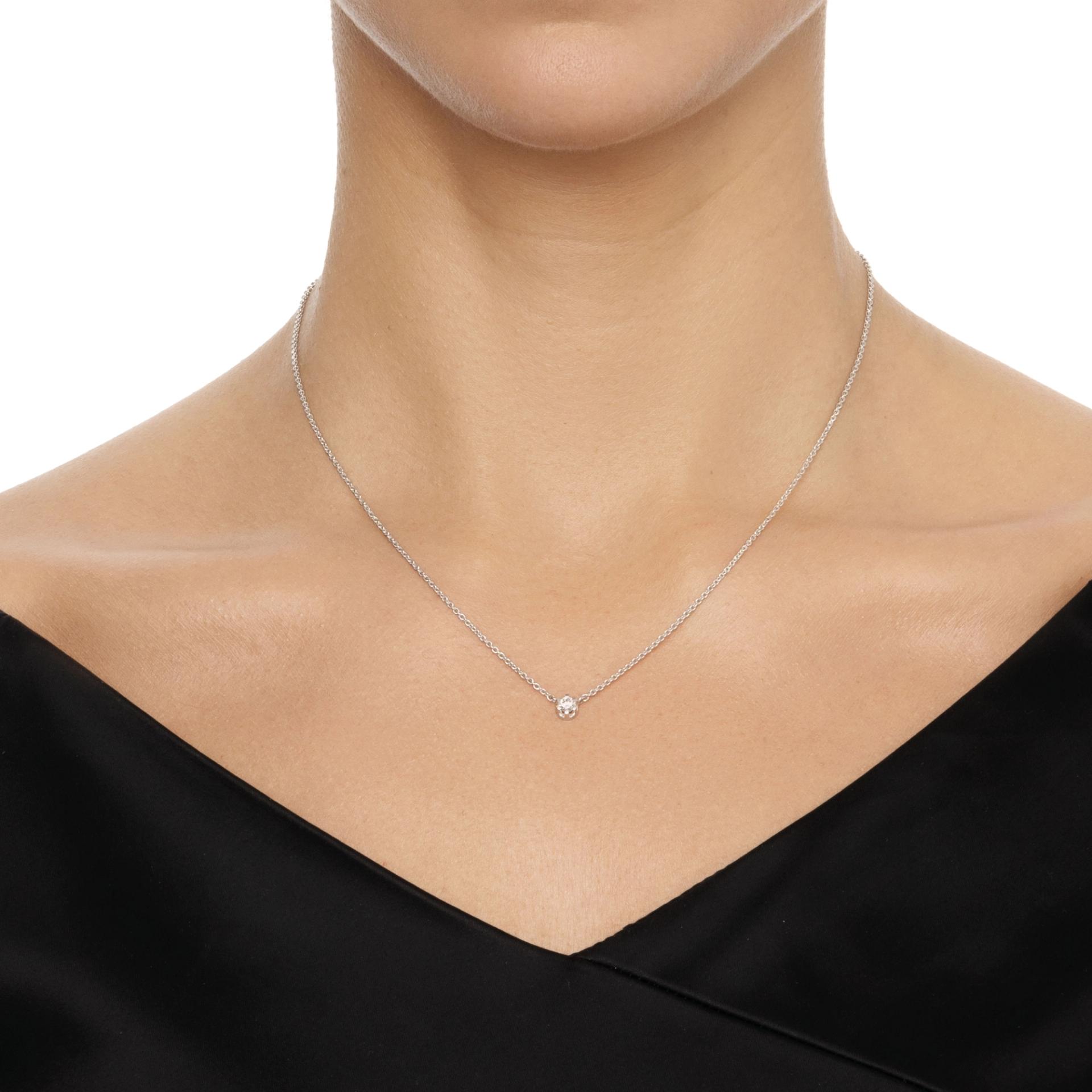 Crown & Stars Necklace 0.19 ct
