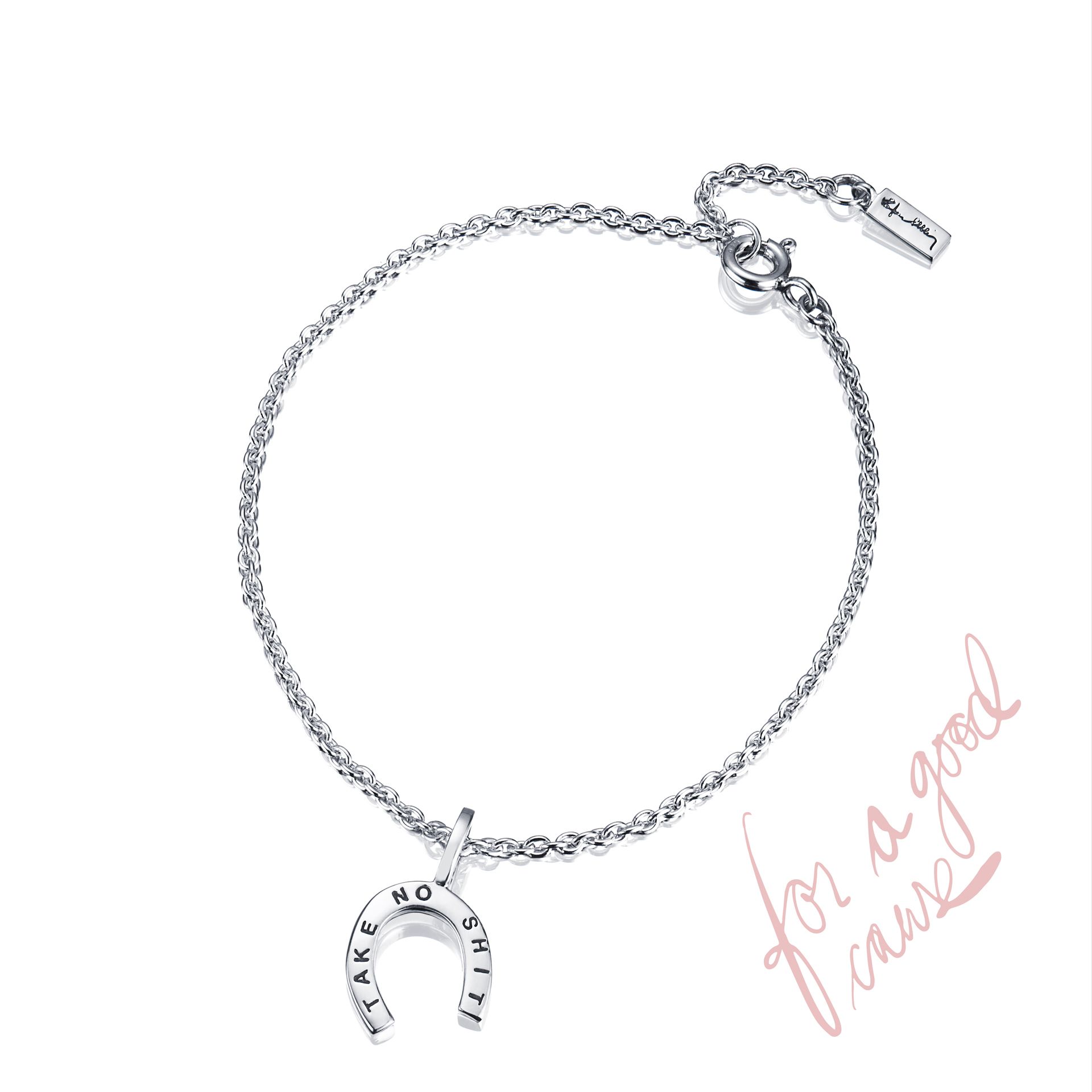 Efva Attling Little Take No Shit Bracelet 13/15 CM SILVER