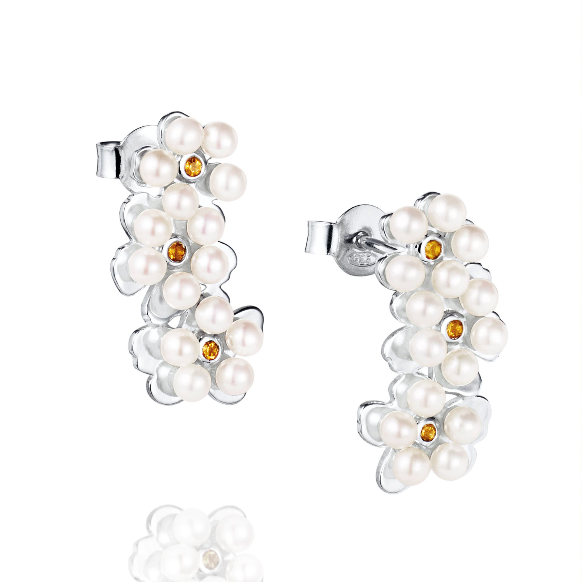 Efva Attling Förgätmigej Earrings ONE SIZE – SILVER